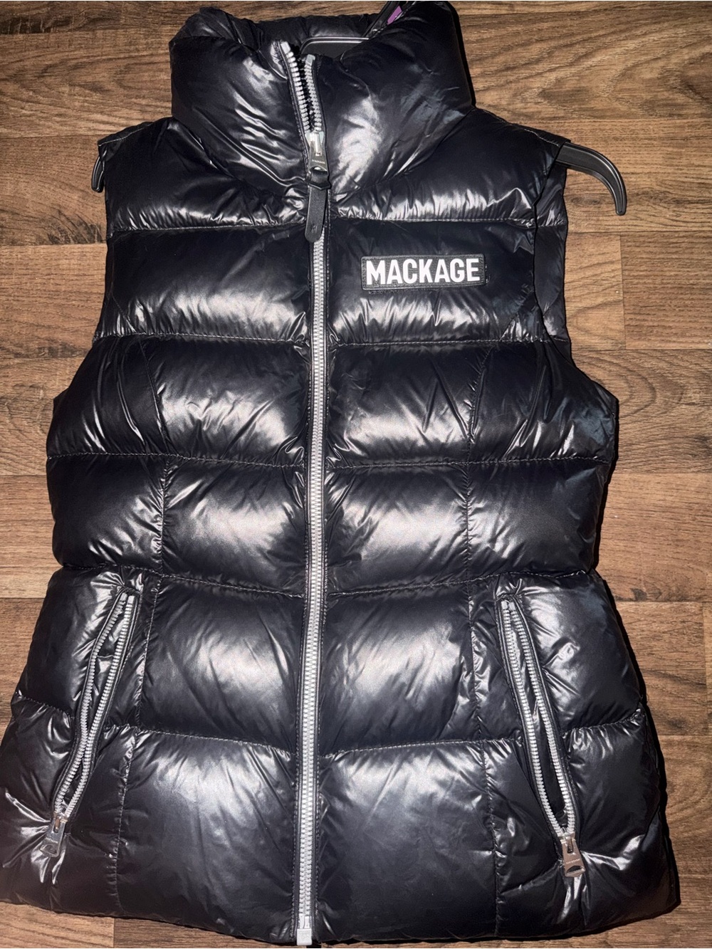 Mackage Men’s Black Quilted Down Puffer Vest